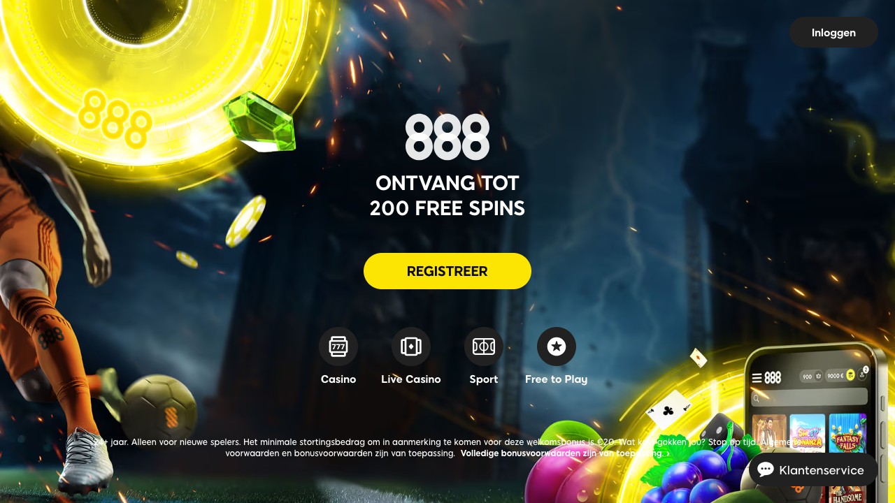888poker homepage screenshot