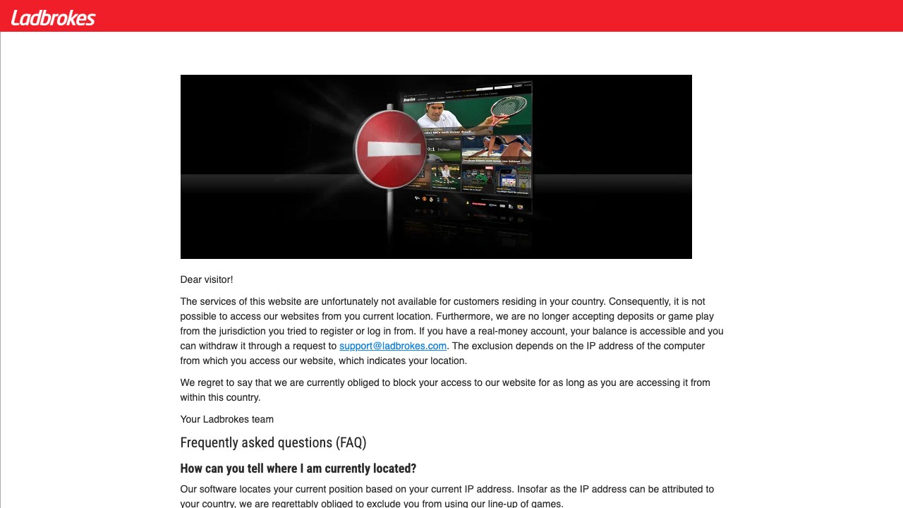 Ladbrokes casino homepage screenshot